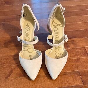 Sam Edelman Women's Cream Heels
